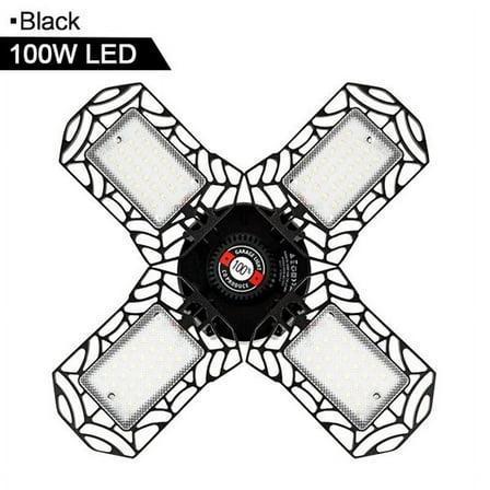 LED Garage Light - 360° Adjustable E26 Industrial High Bay Lamp for Workshop & Warehouse(4PACK)