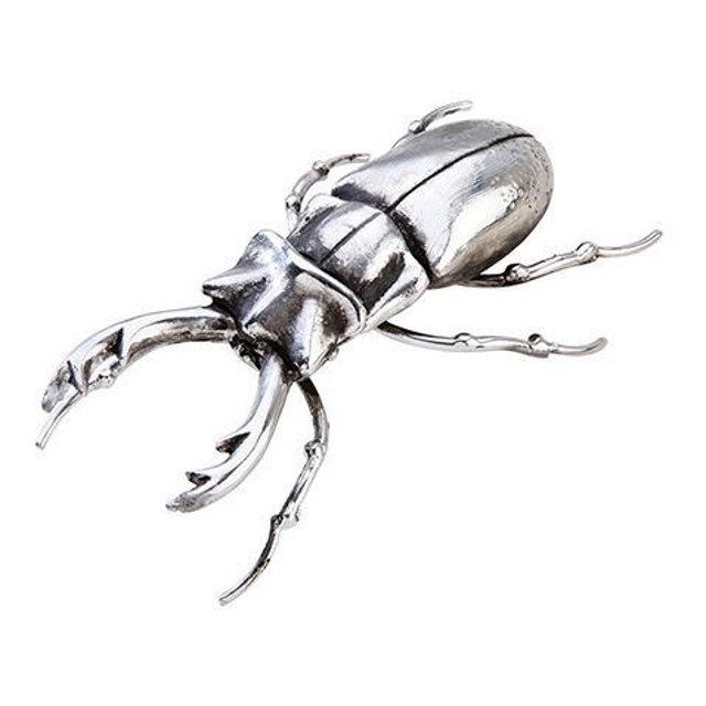 Figura De Escarabajo Ciervo De Color Plata Dma-1032 Love and Lemons DMA-1032