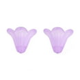 thumbnail image 2 of Frosted Acrylic Beads Flower Orchid 10x13.5mm Hole: 1.8mm 1600pcs/500g, 2 of 2