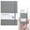 Grey, variant on Preplabs Journal Notebook Notebook for Study - 8.35x5.71" Leather Strap Notebook with Lay-Flat 200-Page Design