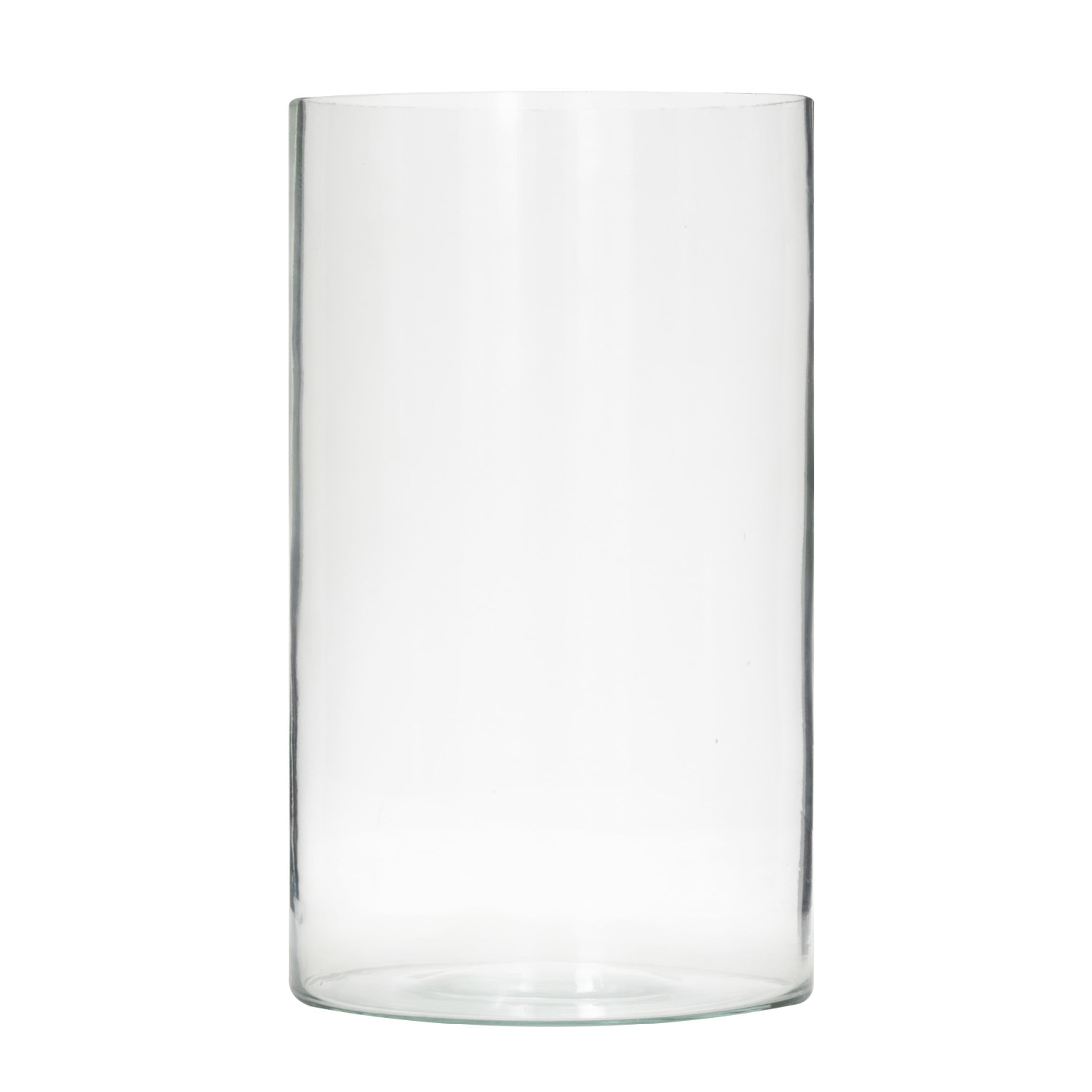 DecMode 10" Wide Glass Vase