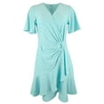 thumbnail image 4 of Women's Plus Size Paisley Short Flutter Dress 2X, 4 of 5