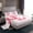 Pink B, variant on Feelyou Initial R Letter Full Size Sheets, Teen Kid Cartoon Bowknot Bed Sheets, 4-Piece