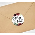 thumbnail image 4 of Darling Souvenir Round 1.6 Inches Rose Floral Border Save The Date Stickers Wedding Gift-45 Pcs, 4 of 4