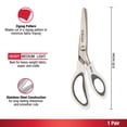 thumbnail image 3 of SINGER 9-Inch Pinking Shears for Fabric Cutting and Craft Edges, 3 of 10