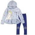 thumbnail image 2 of Disney Frozen Girls Hoodie Sweatshirt and Legging Pants Set for Toddler and Little Kids Elsa Anna, 2 of 6
