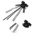 thumbnail image 3 of Unique Bargains 1 Pc Fashion Bow Ribbon Hair Clips Hairdo Clip Black, 3 of 5