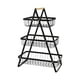 thumbnail image 2 of Fruit Basket Display Stand Rack Cake Stand Bread Basket for Candy Desserts Black Macarena puesto de cesta de frutas, 2 of 8