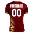 thumbnail image 7 of FYEGRE Soccer for Men,Soccer Practice Soccer Wear for Sports Training National Team Football Shirt For Men Athletic Breathable Sportswear Training Top Brick Red S, 7 of 7