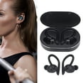 thumbnail image 4 of Auriculares inalámbricos, auriculares 5.3 en el oído con graves Profundos Estéreo hifi, auriculares inalámbricos deportivos con ganchos para las orejas, indicador yespera, 4 of 7