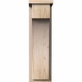 thumbnail image 2 of 7 1/2"W x 10"D x 26"H Huntington Smooth Corbel w/Backplate, Douglas Fir, 2 of 9