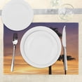 thumbnail image 3 of Ambesonne Tropical Place Mats Set of 4, Exotic Coconut Dreamy, Standard Size, Yellow Black, 3 of 6
