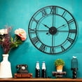 thumbnail image 7 of (1 set) Wrought iron wall clock-gold, 7 of 7