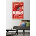 thumbnail image 2 of NBA Portland Trail Blazers - Logo 17 Wall Poster with Wooden Magnetic Frame, 22.375" x 34", 2 of 3