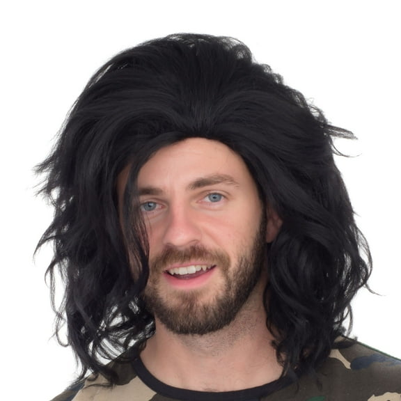 Adult Deluxe Men's Cosplay GOT Black Costume Wig