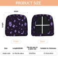 thumbnail image 3 of Halloween Silhouette Seat Covers for Dining Room Chairs Set Of 6,Stretch Printed Washable Chair Seat Cover with Elastic Ties and Button,Removable Waterproof Couch Cushion Covers, 3 of 6