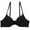 Black, variant on Bigersell Sports Bra Tank Tops On Sale Fashion Women Plus Size Solid Color Front Opening Buckle No Underwire Fixed Cup Gathering Daily Bra Lightly Lined Bra Style F-1258 Black 32