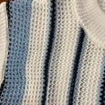 thumbnail image 5 of Men's Spring And Summer Sleeveless Striped Loose Fit Casual Knitted Openwork Vest For Everyday Wear And Leisure, 5 of 5