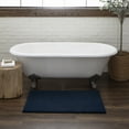 thumbnail image 7 of Mohawk Home Homespun Plush Fade/Stain Resistant Non-Slip Machine Washable Bath Rug, Indigo, 2' 3" x 3' 9", 7 of 7