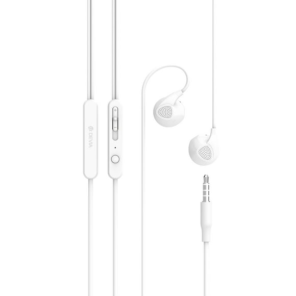 Devia D2 Ripple In-Ear Headphones, White