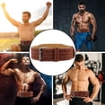 thumbnail image 2 of MLINS Gym Belts Sports Waist Belt Waist Belt for Fitness Women's 128X9.5X0.7CM Brown, 2 of 8