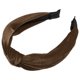 thumbnail image 5 of Diadema Unique Bargains Terciopelo Anudadas Color Café 1.2 ancho, 5 of 7