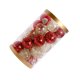 thumbnail image 2 of Yuarrent Decoraciones festivas de plástico para árbol de Navidad Adornos de bolas navideñas brillantes agregan Navidad Kits de decoración para fiestas oro rojo, 2 of 6