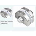 thumbnail image 4 of Double glass door lock 304 stainless steel, both sides open frameless door hooks for 10-12mm thickness glass, 4 of 5