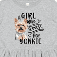 thumbnail image 4 of Inktastic A Girl Who Loves Her Yorkie Girls Toddler Dress, 4 of 5