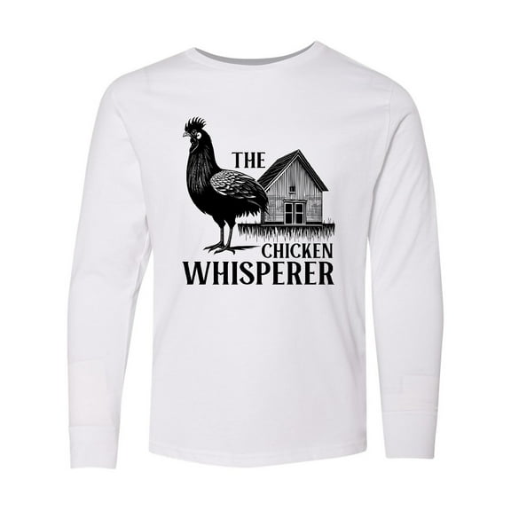 Inktastic Chicken Whisperer Long Sleeve Youth T-Shirt
