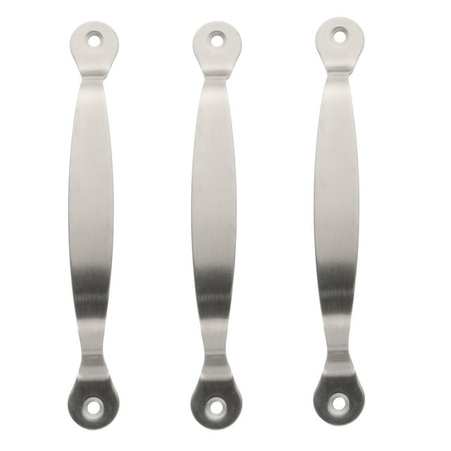 UPGRATOR 3Pcs Charcuterie Board Handles Stainless Steel Silver European Design Home Improvement