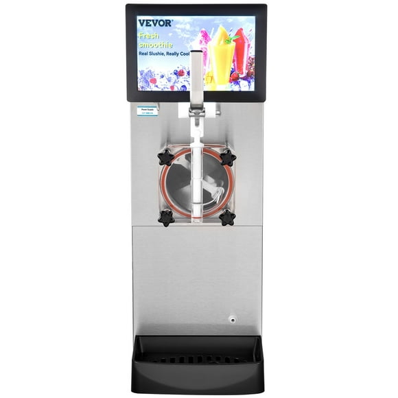 STAWAY 8L Commercial Slushy Machine - Fast Cooling, Stainless Steel, Perfect for Margaritas, Smoothies & Frozen Drinks - Ideal for Bars, Cafes & Home Parties