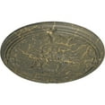 thumbnail image 3 of Ekena Millwork 26 1/4"OD x 3 1/4"P Athens Ceiling Medallion (Fits Canopies up to 3 5/8"), Hand-Painted Witch Hazel Crackle, 3 of 5