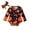 Dark Blue, variant on Mercatoo 𝐍ewBorn Baby Girls Halloween Clothes Long Sleeve Cartoon Pumpkin Print Patchwork Romper 2Pcs Baby Girl Outfits