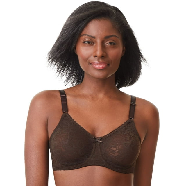 Bali Womens Lace and Smooth Seamless Underwire Bra - Best-Seller, 40D