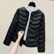 thumbnail image 4 of Chaqueta interior cálida y ligera de algodón acolchado pequeño para mujer, chaqueta corta de algodón con cuello redondo para otoño e invierno, chaqueta exterior pequeña de algodón acolchado, 4 of 6