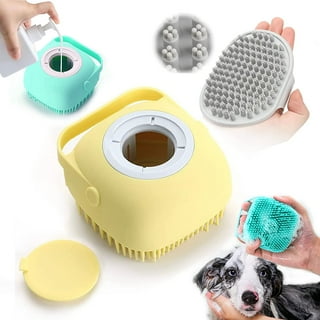 ElitePet™ Dog, Cat Shampoo Dispensing Massage and Bathing Brush