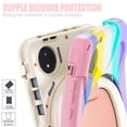 thumbnail image 5 of Case for Xiaomi Redmi Pad SE 8.7 inch 2024, 360 Degree Rotating Hand Grip Shockproof Cover with Shoulder Strap, Colourful Pink, 5 of 7