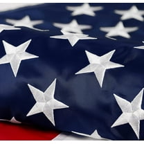 American Flag 2.5x4ft: Longest Lasting US Flag, Made From Nylon, Embroidered Stars, Sewn Stripes, Brass Grommets, UV Protection Perfect for Outdoors! USA Flag
