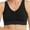 Black, variant on Womens Emilia Seamless Post-Surgical Pocketed Bra rose nude size 44/46