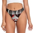 thumbnail image 1 of Balery Red Wine Rose Tangas de Algodón para Mujer con Estampado – Ropa Interior Sexy, Transpirable, G-string-X-Large, 1 of 1
