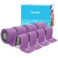 thumbnail image 1 of Cinta de kinesiología OK TAPE, 4 rollos de 5 cm x 5 m, color morado, 1 of 8