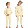 thumbnail image 2 of Rimyaw Toddlers Pajamas Sets Boys Girls 2-Piece Sleepwear Set Cotton Long Sleeve Casual Clothes 3T, 2 of 7