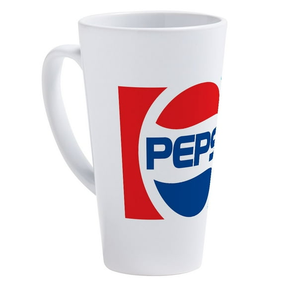 CafePress - 90S Pepsi Logo - 17 Oz White Ceramic Latte Mug