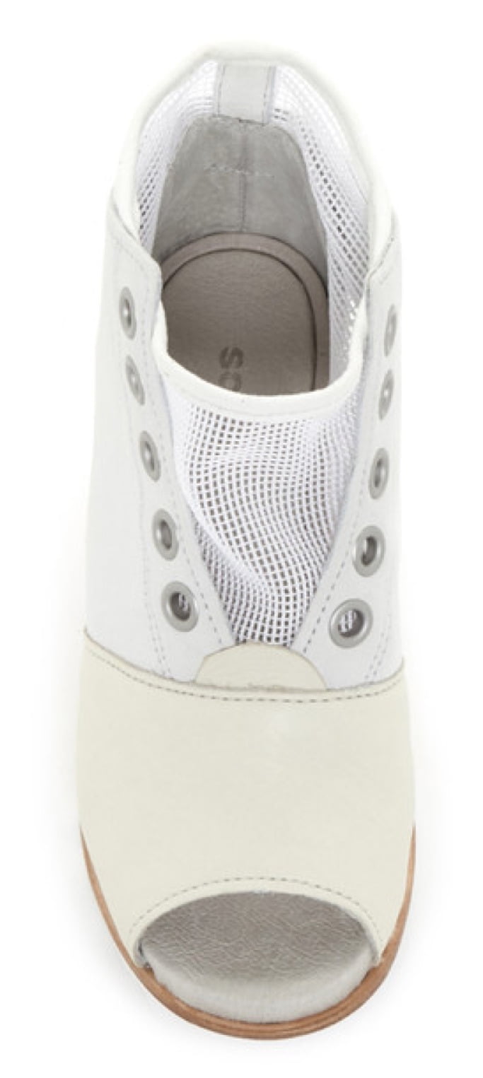 sorel joanie mesh wedge bootie