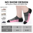thumbnail image 5 of Loritta 12 Pairs No Show Socks Womens Low Cut Athletic Running Cushioned Invisible Non Slip Socks, Size 6-8, 5 of 6