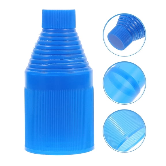 NICERIO Straight Handle Umbrella Cover Blue PVC Non-Drip Sleeve 2Pcs
