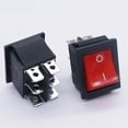 thumbnail image 4 of Interrupteur à Bascule DPDT avec Lampe Néon Rouge KCD2 16A/250VAC, 4 of 4