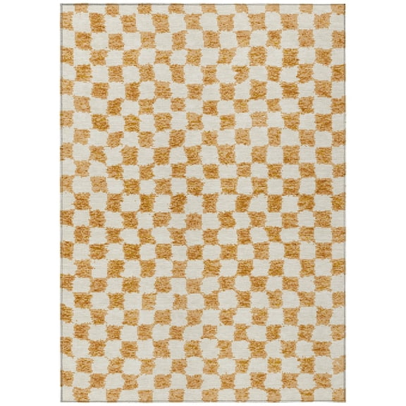 Dalyn Rugs Machine Washable Indoor/Outdoor Chantille Orange 2'6" x 3'10" Rug