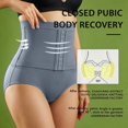 thumbnail image 5 of HXWCHs Tummy Control Underwear for Women Seamless Body Shaper Panties Girdle with Adjustable Hooks Navy XL, 5 of 6